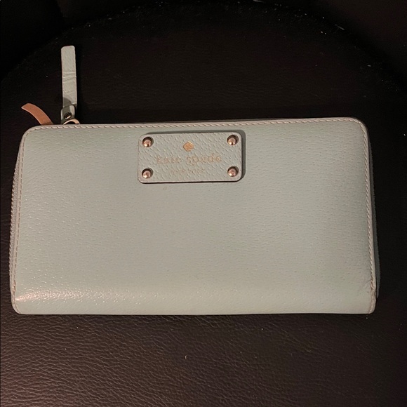 Kate Spade Light Blue Wallet - Picture 1 of 6